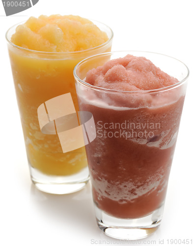 Image of Orange And Raspberry Smoothies