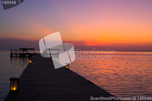Image of Sunset at the jetty