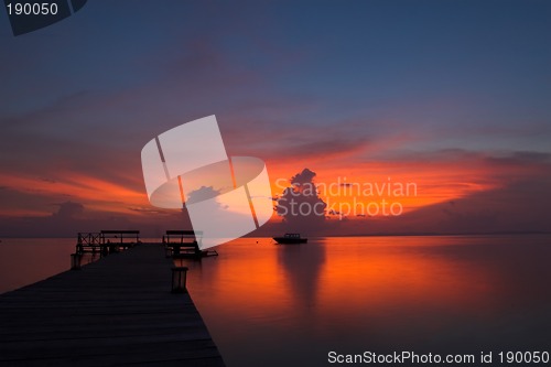 Image of Sunset at the jetty