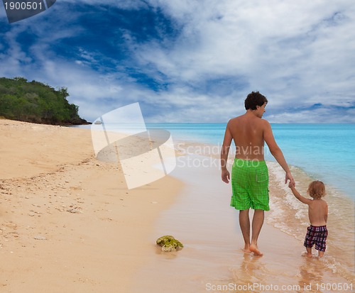 Image of happy walk by the sea