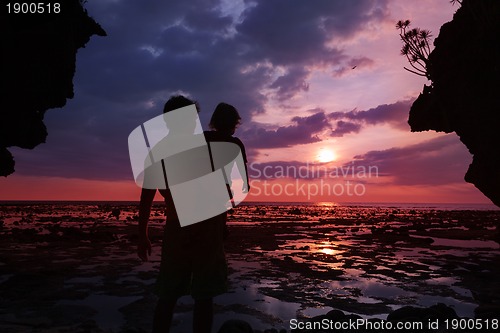 Image of Watching sunset together