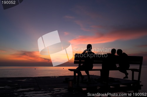 Image of Sunset at the jetty