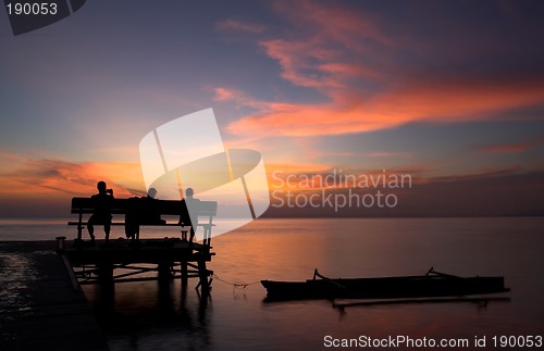 Image of Sunset at the jetty