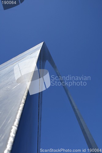 Image of Close up on The Arch at St. Louis