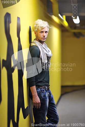 Image of Portrait of an handsome man
