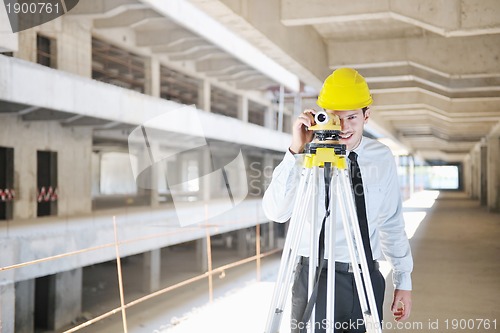 Image of architect on construction site