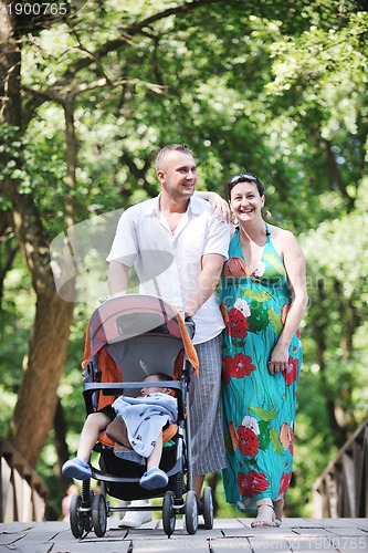 Image of Family at park relaxing and have fun