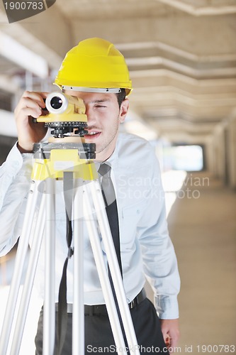 Image of architect on construction site