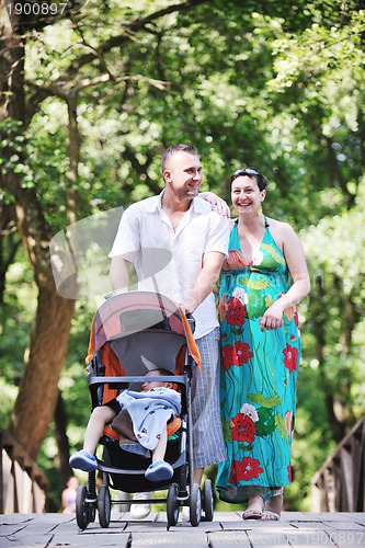 Image of Family at park relaxing and have fun