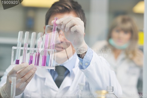 Image of research and  science people  in laboratory