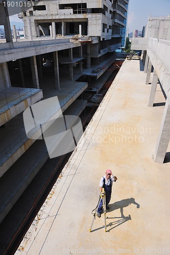 Image of architect on construction site