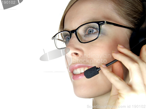 Image of Operator with glasses