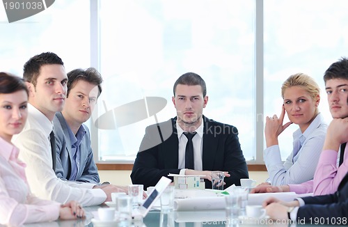 Image of group of business people at meeting