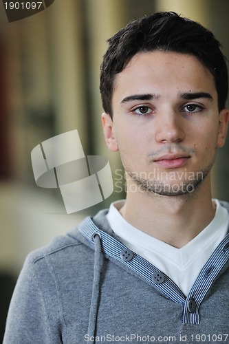 Image of student male portrait at campus