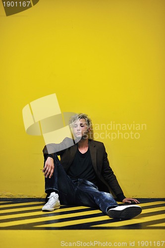 Image of Portrait of an handsome man