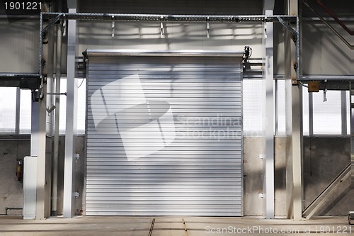 Image of big industry garage door