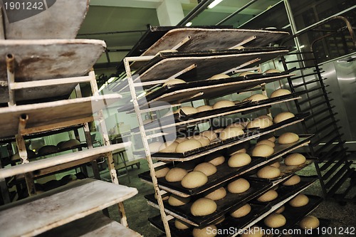 Image of bread factory production