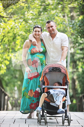 Image of Family at park relaxing and have fun