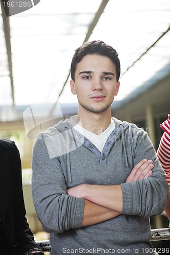 Image of student male portrait at campus