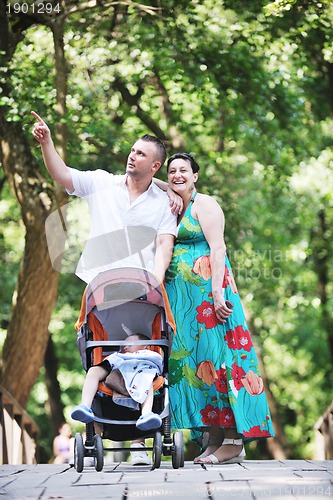 Image of Family at park relaxing and have fun