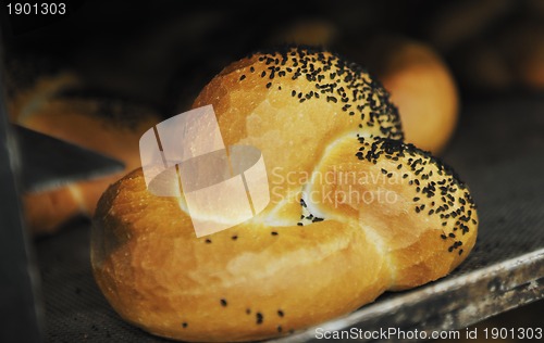 Image of bread factory production