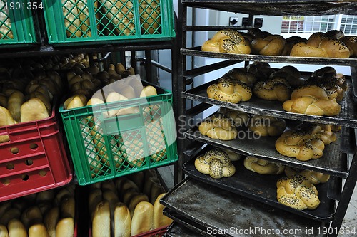 Image of bread factory production