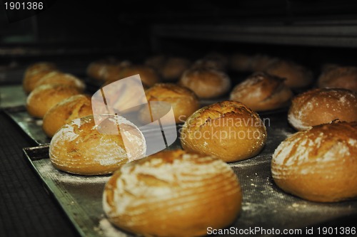 Image of bread factory production