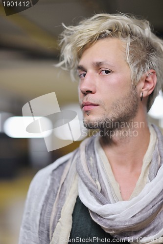 Image of Portrait of an handsome man
