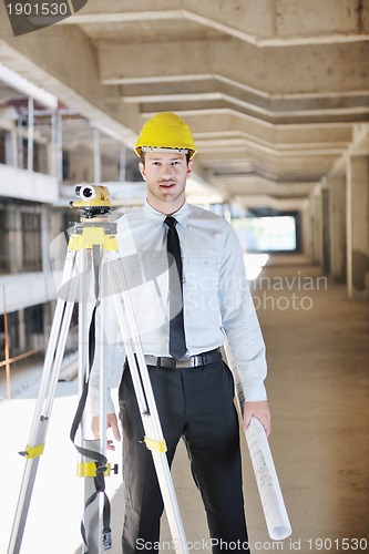 Image of architect on construction site