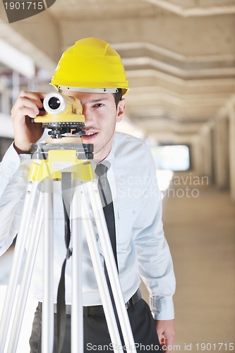 Image of architect on construction site