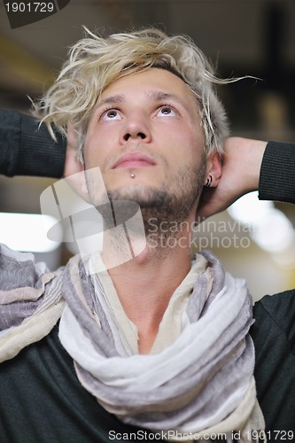 Image of Portrait of an handsome man