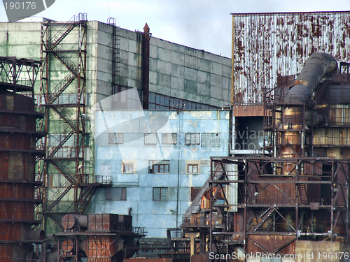 Image of Obsolete factory buildings