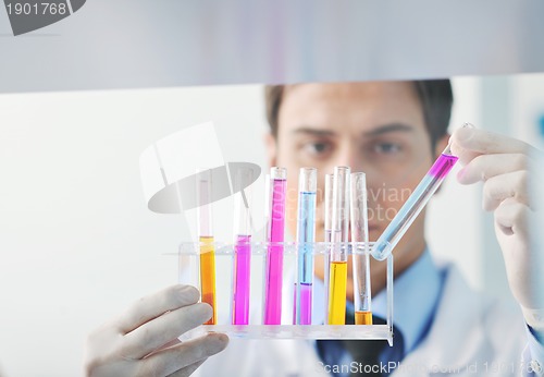 Image of research and  science people  in laboratory