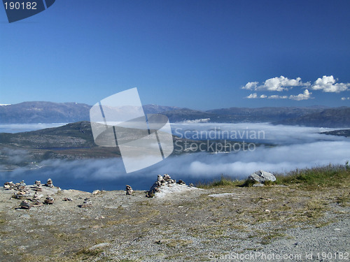 Image of Sea of clouds in Norway