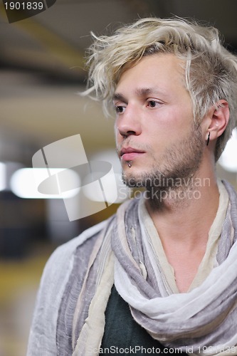Image of Portrait of an handsome man