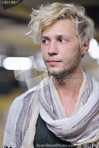 Image of Portrait of an handsome man