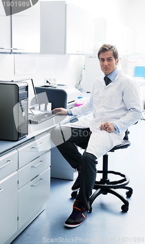 Image of research and  science people  in laboratory