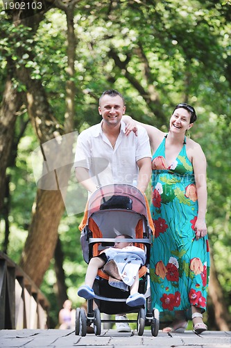 Image of Family at park relaxing and have fun