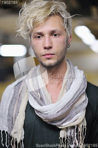 Image of Portrait of an handsome man
