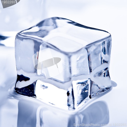 Image of melting ice cube