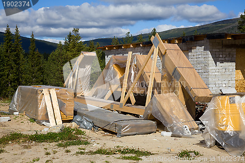 Image of Construction cottage with garage