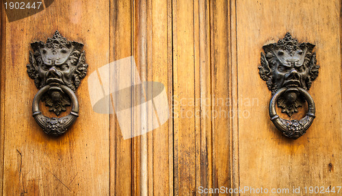 Image of Devil Head Door Knocker