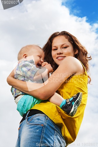 Image of happy motherhood