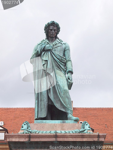 Image of Schiller statue, Stuttgart