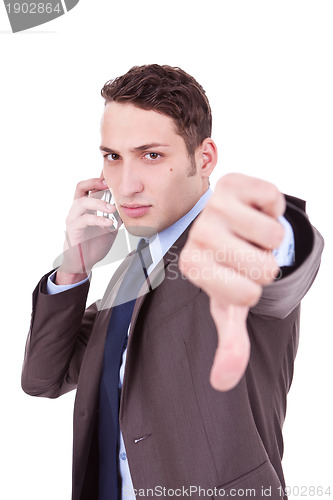 Image of bad news on phone
