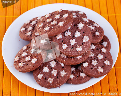 Image of fresh brown  cookies