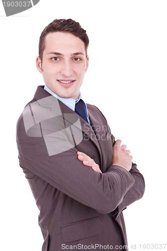 Image of business man isolated on white background