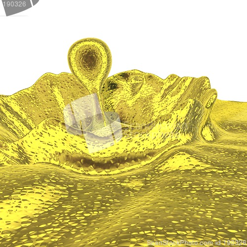 Image of Liquid Splash - Yellow