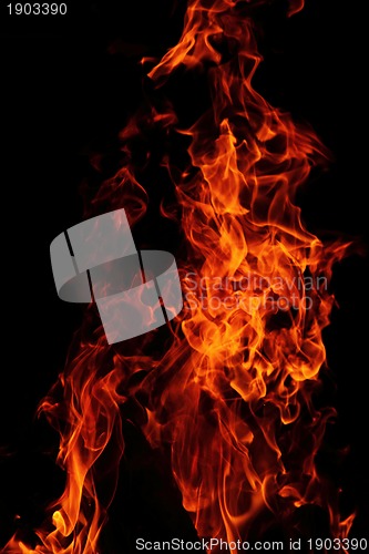 Image of red flames background