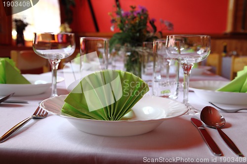 Image of decoration from wedding table 